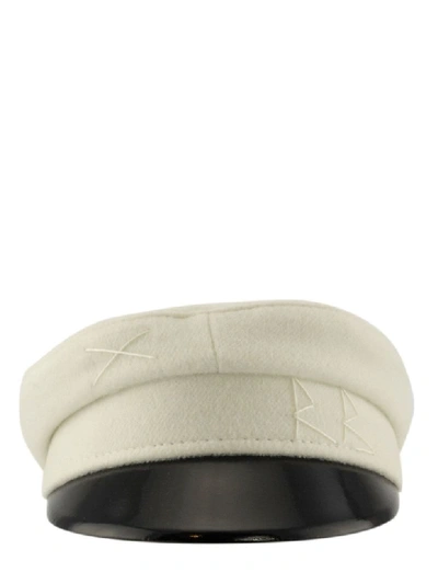 Shop Ruslan Baginskiy Baker Boy Cap White Hat