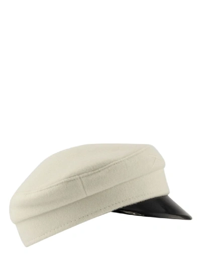 Shop Ruslan Baginskiy Baker Boy Cap White Hat