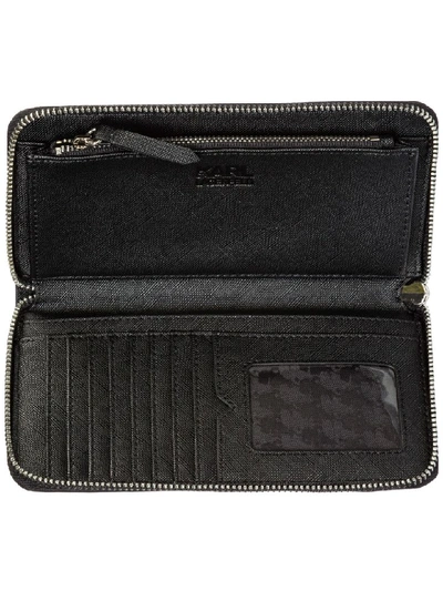 Shop Karl Lagerfeld K/ikonik Wallet In Black