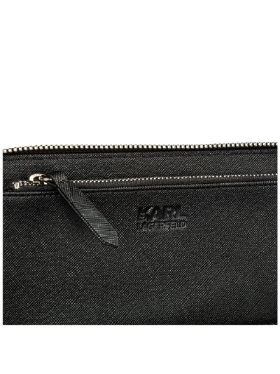 Shop Karl Lagerfeld K/ikonik Wallet In Black