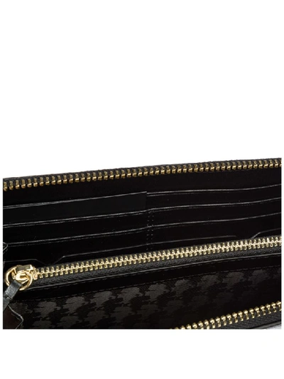 Shop Karl Lagerfeld K/signature Wallet In Black/gold