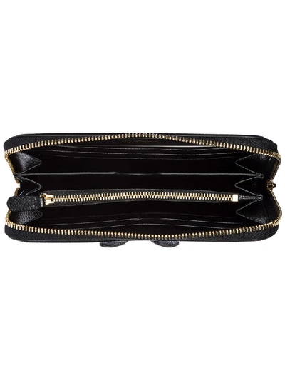 Shop Ferragamo Vara Wallet In Nero