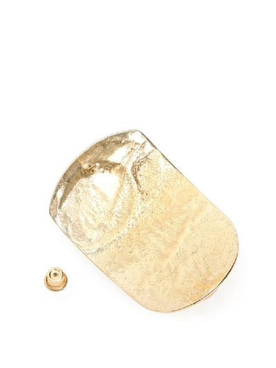 Shop Magda Butrym Amaranth Earrings In Gold (metallic)
