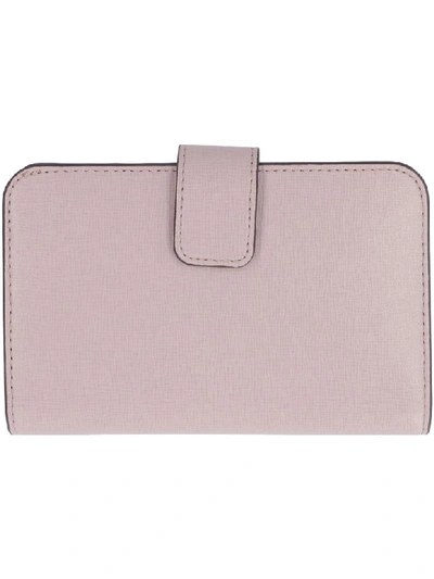 Shop Furla Babylon Leather Wallet In Beige