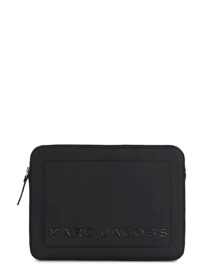 Shop Marc Jacobs Logo Detail Computer-case In Black