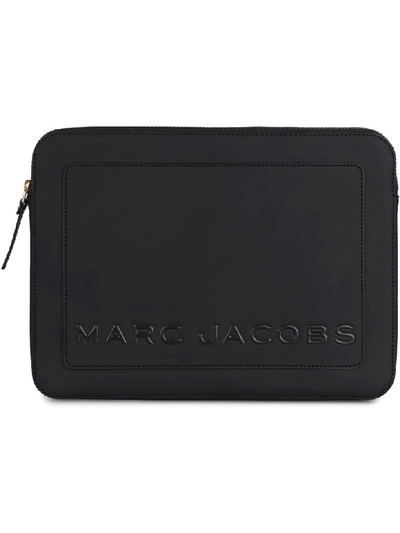 Shop Marc Jacobs Logo Detail Computer-case In Black