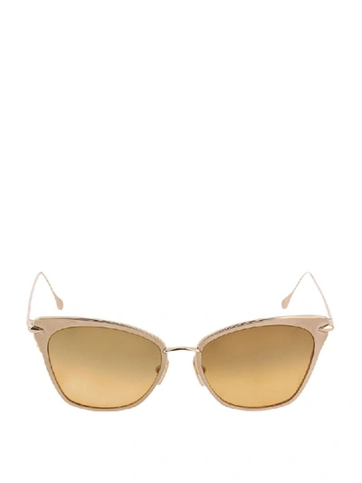 Shop Dita Sunglasses In C-t-gld
