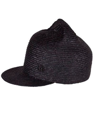 Shop Maison Michel Hat In Black