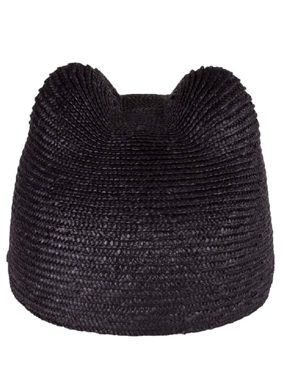 Shop Maison Michel Hat In Black