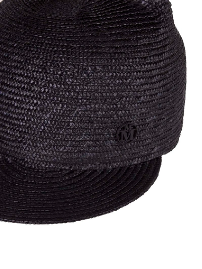 Shop Maison Michel Hat In Black