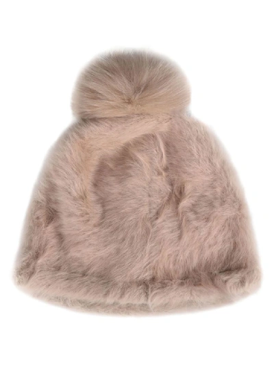 Shop Max Mara Pon-pon Beanie In Camel