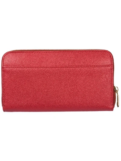 Shop Dolce & Gabbana Paris Wallet In Geranio Medio