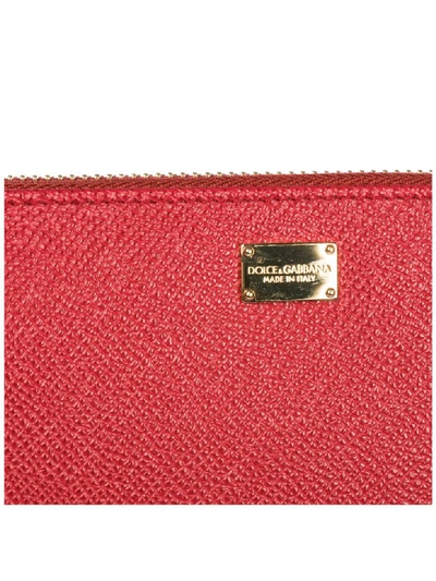Shop Dolce & Gabbana Paris Wallet In Geranio Medio