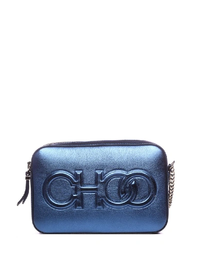 Shop Jimmy Choo Blue Balti Bag