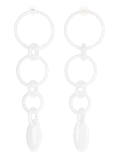 Shop Cult Gaia Odette Earrings In White