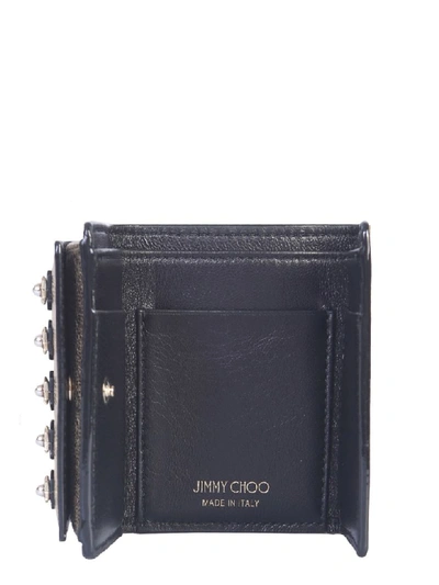 Shop Jimmy Choo Nemo Wallet In Oro