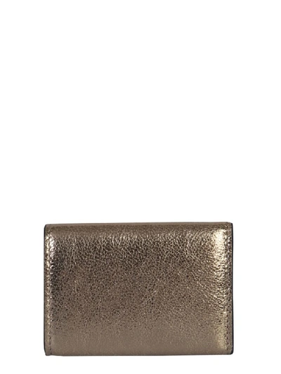 Shop Jimmy Choo Nemo Wallet In Oro