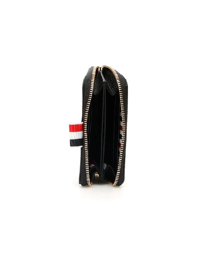 Shop Thom Browne Zip-around Wallet In Black (black)