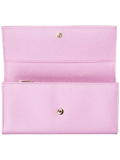 Shop Dolce & Gabbana Jamie Reid Wallet In Rosa