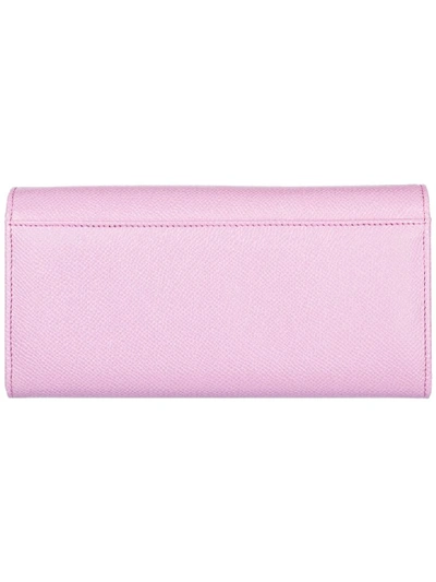 Shop Dolce & Gabbana Jamie Reid Wallet In Rosa