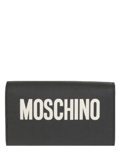 Shop Moschino Wallet  In Black