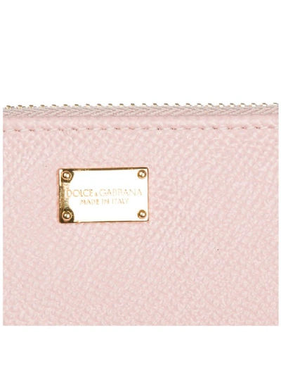 Shop Dolce & Gabbana Bunny Wallet In Rosa