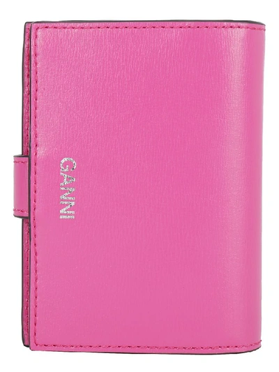 Shop Ganni Wallet In Shocking Pink