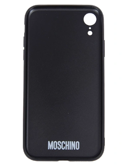 Shop Moschino Roman Teddy Bear Cover I-phone Xr In Black