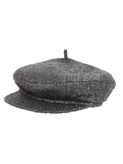 Shop Maison Michel Cap In Grey