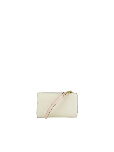 Shop Marc Jacobs Snapshot Compact Wallet In Beige