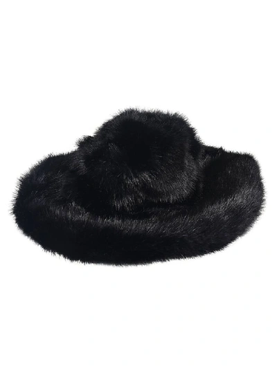 Shop Tom Ford Fur Hat In Black