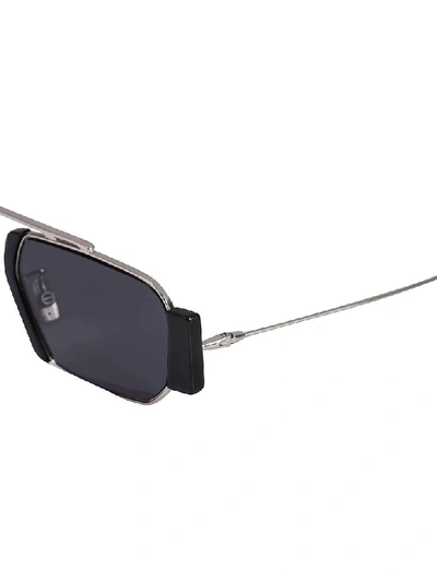 Shop Dior Chroma2 Sunglasses In Silver/black