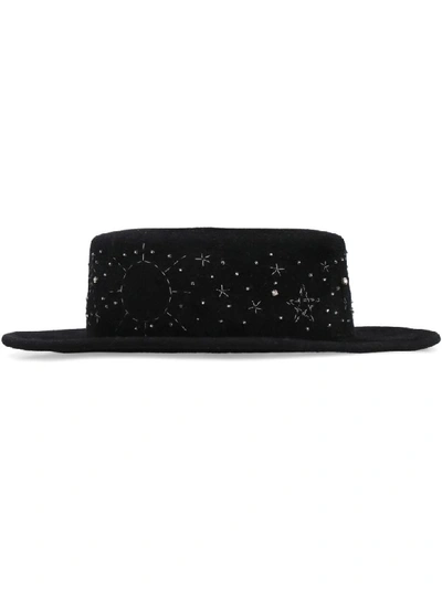 Shop Ruslan Baginskiy Felt Fedora In Black