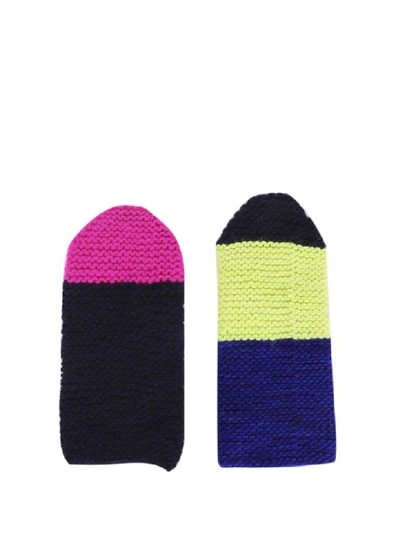 Shop Daniela Gregis Multicoloured Gloves