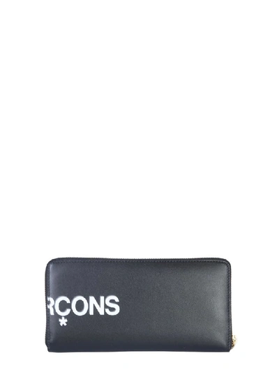 Shop Comme Des Garçons Zip Wallet In Nero