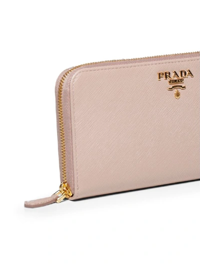 Shop Prada Wallet In Cipria