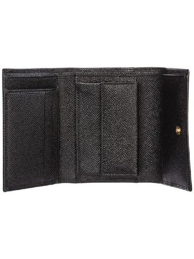 Shop Dolce & Gabbana Wallet Genuine Leather Coin Case Holder Purse Card In Nero