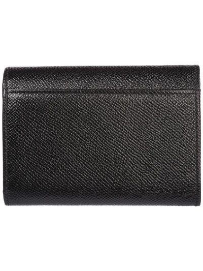 Shop Dolce & Gabbana Wallet Genuine Leather Coin Case Holder Purse Card In Nero