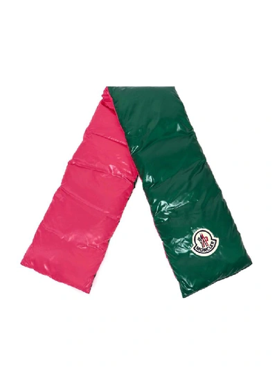 Shop Moncler Scarf In Green