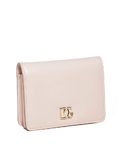 Shop Dolce & Gabbana Logo Wallet In Cipria1