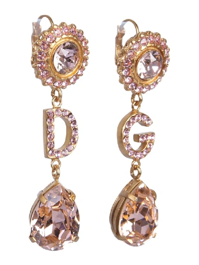Shop Dolce & Gabbana Clip Earrings In Oro
