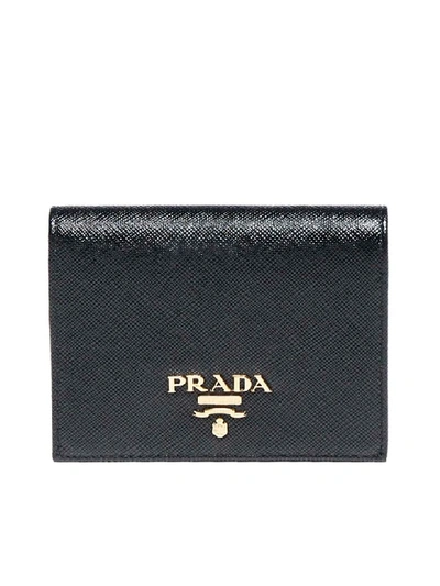 Shop Prada Bifold Wallet In Nero