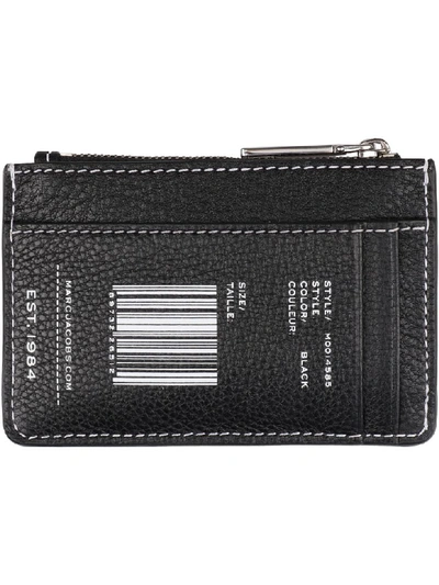 Shop Marc Jacobs Small Leather Wallet In Black