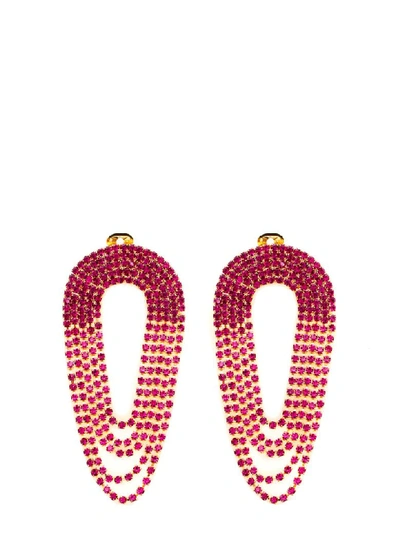 Shop Silvia Gnecchi Liberty Earrings In Pink