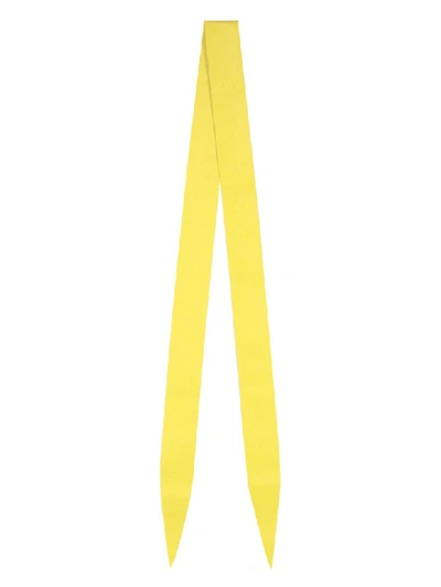 Shop Pinko Sottocasa Faux Patent Sash In Yellow