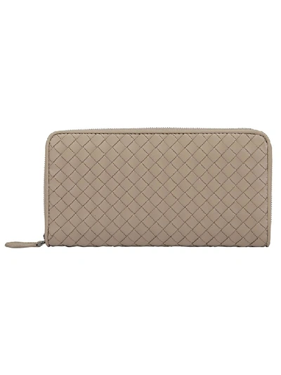 Shop Bottega Veneta Wallet In Limestone