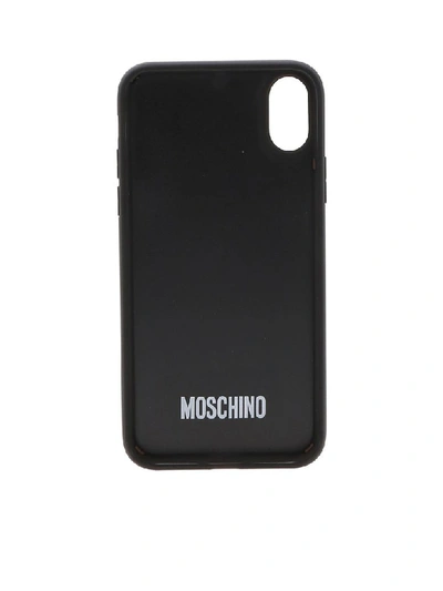 Shop Moschino Teddy Bear Iphone X/xs Case In Nero