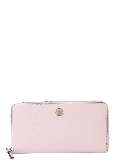 Shop Tory Burch Robinson Continental Wallet In Rosa