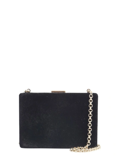 Shop Anya Hindmarch Velvet Card Holder In Nero