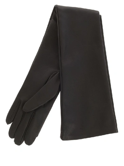 Shop Balmain Paris Gloves In Black